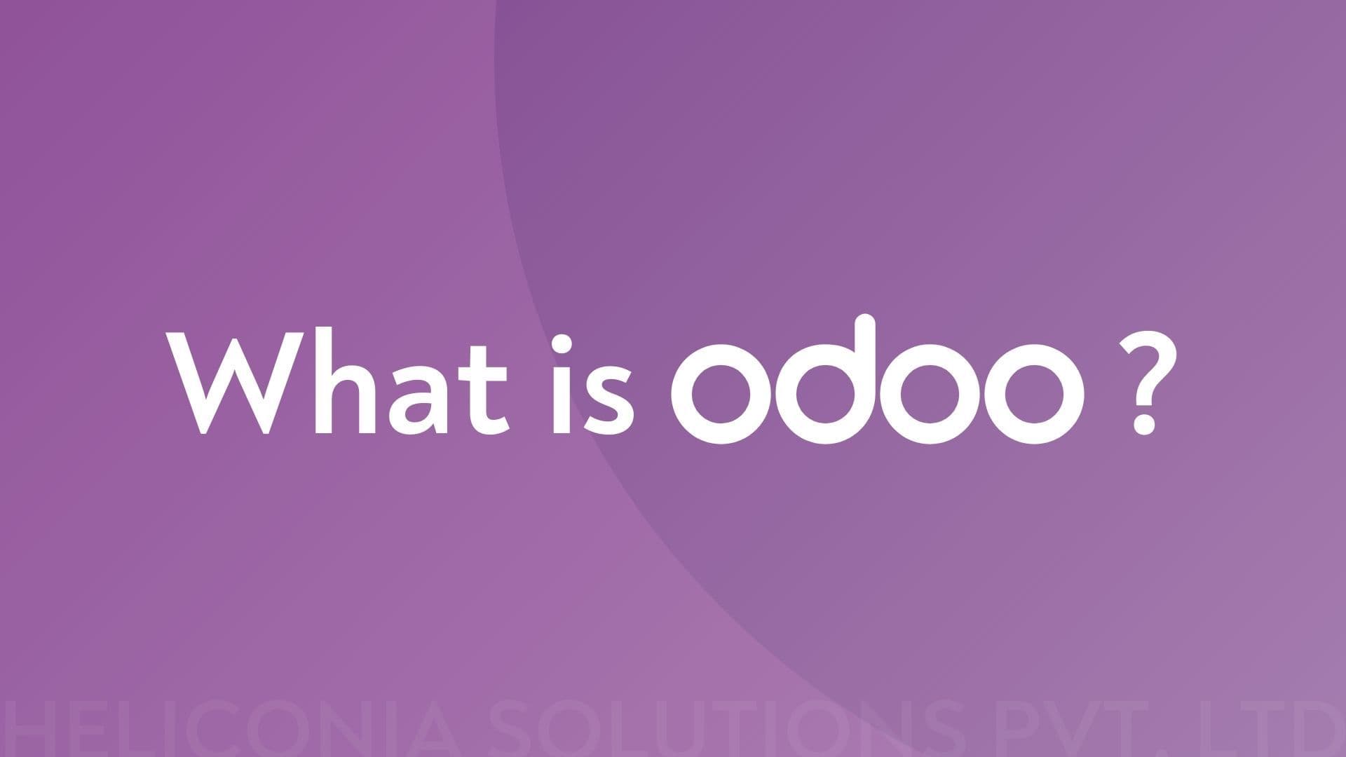 what is odoo?