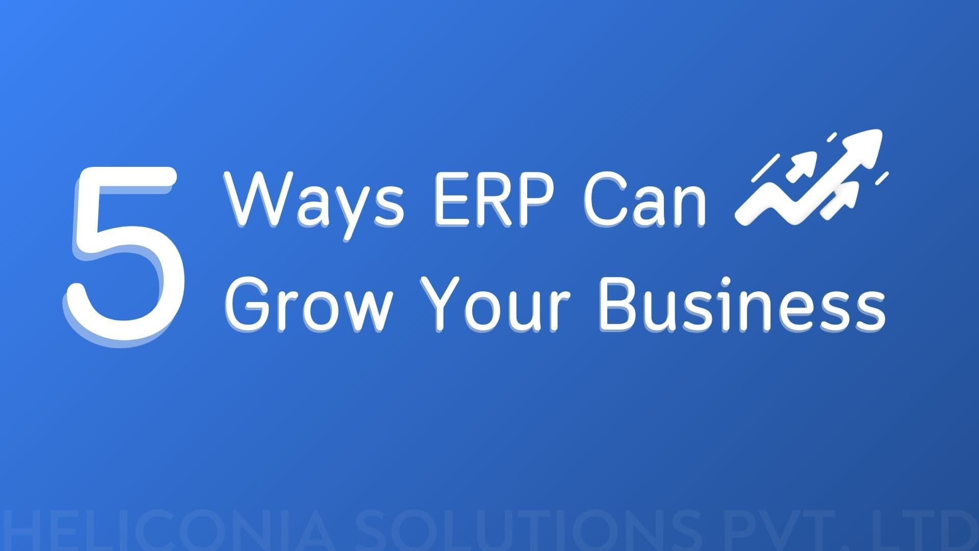 5 Ways ERP Can Grow Your Business